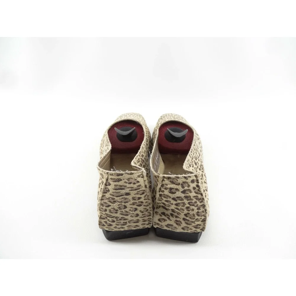 California Magdesians Leopard Print Leather Flats Size‎ 11 M